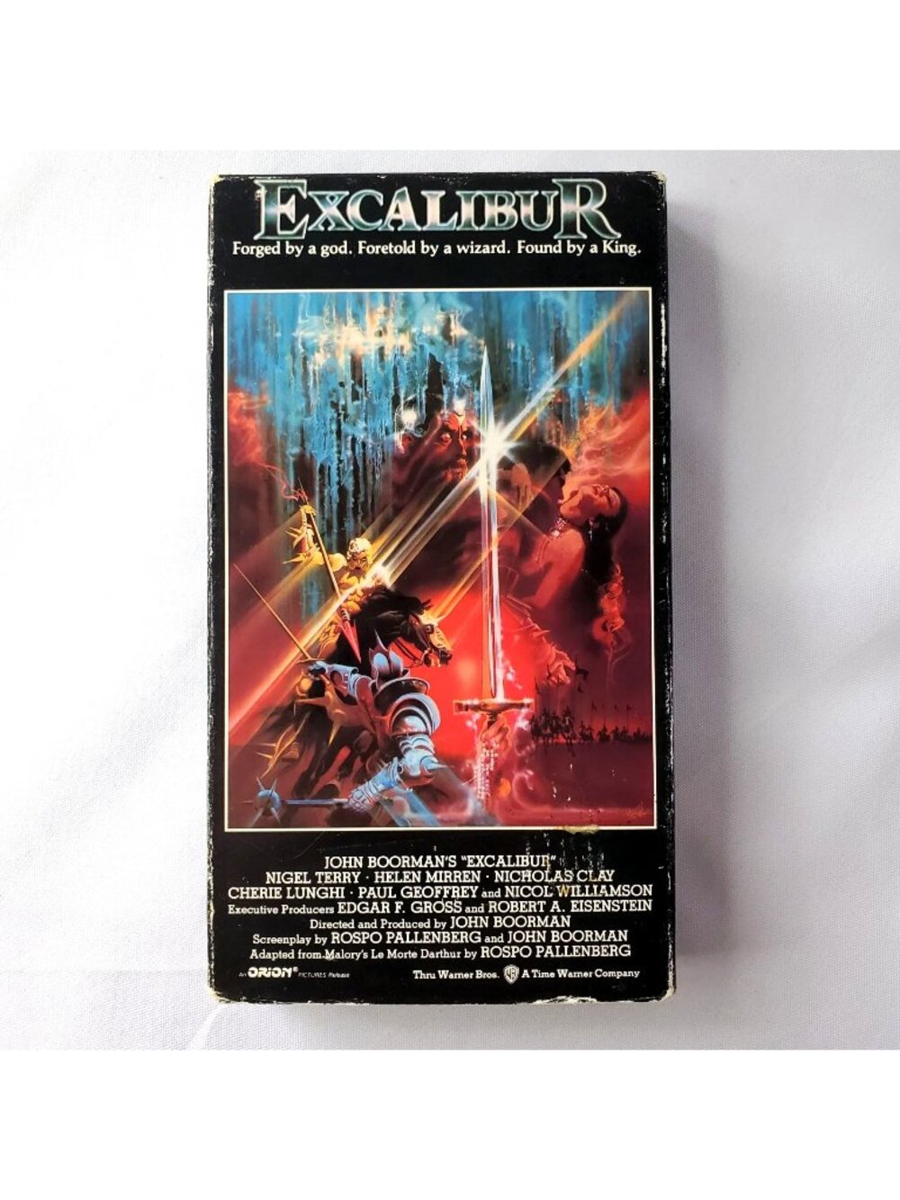 Excalibur VHS Movie 1991 release Arthurian Drama Warner Bros - Picture 1 of 9